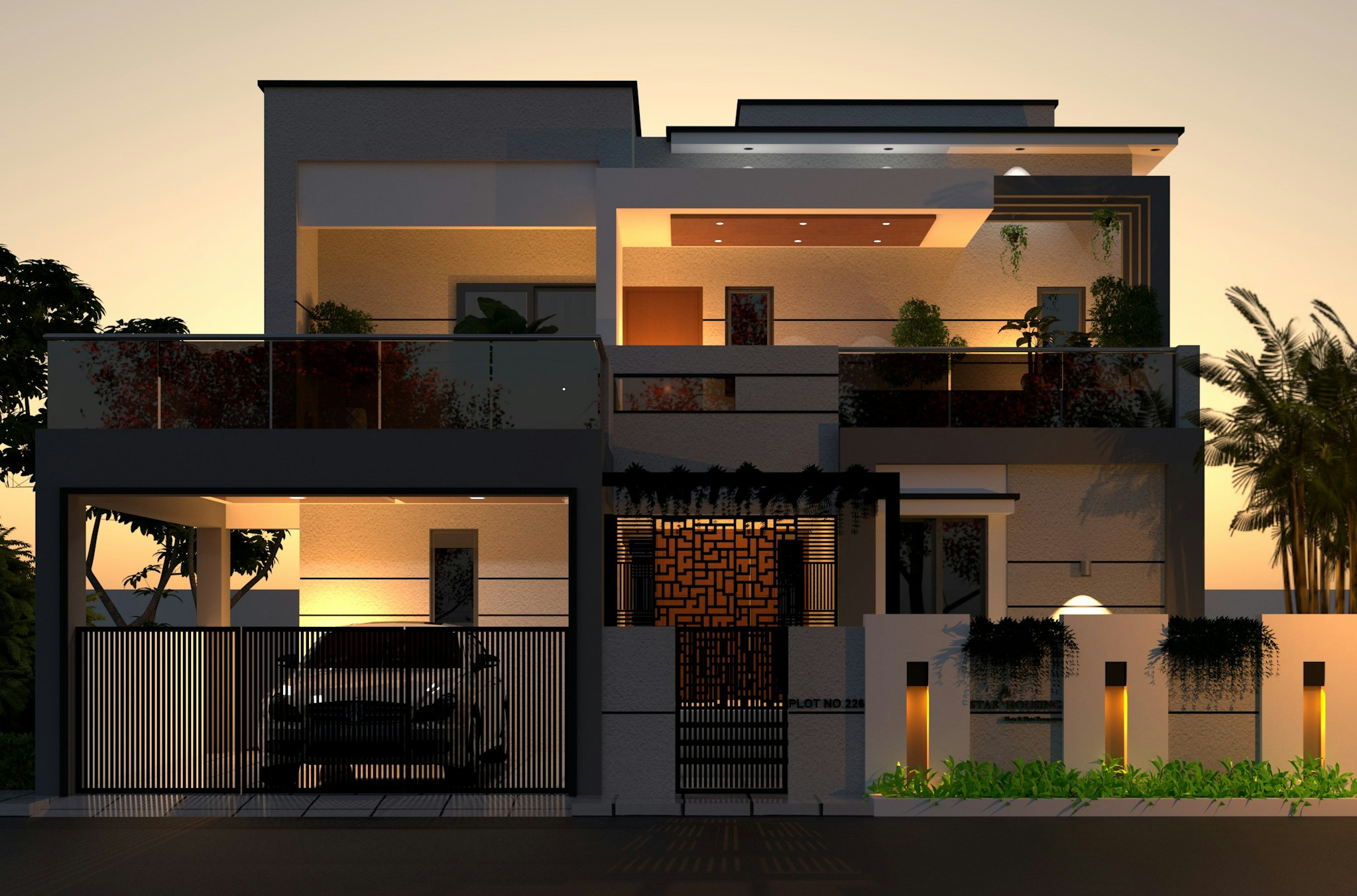 Modern luxury house property